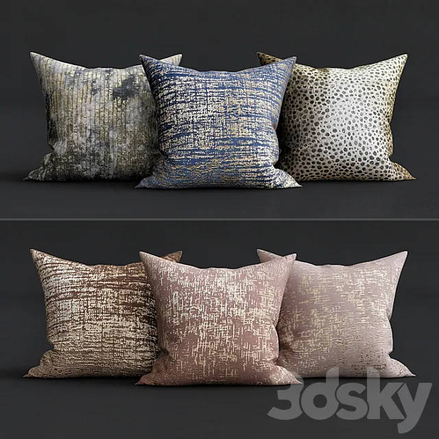 Decorative Pillows 3ds Max