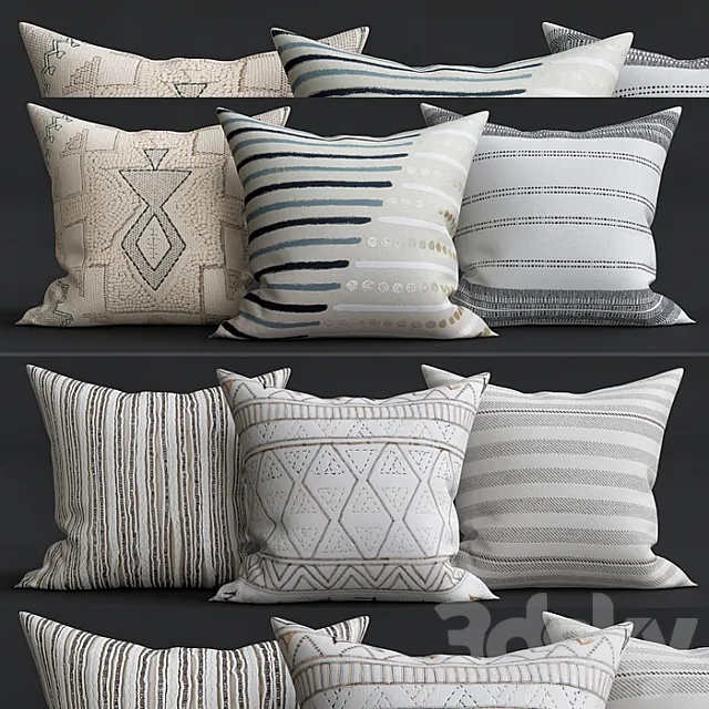 Decorative Pillows 3DS Max Model