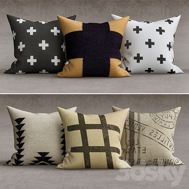 Decorative pillows 3DS Max Model