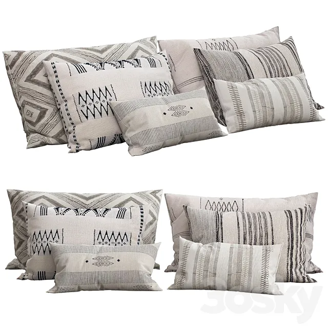 Decorative pillows 3DS Max Model