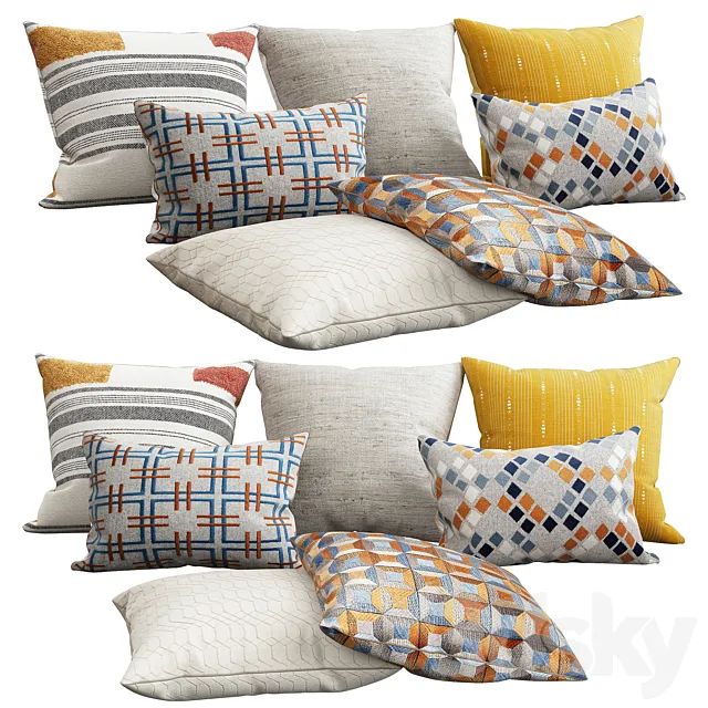 Decorative pillows 3DS Max Model