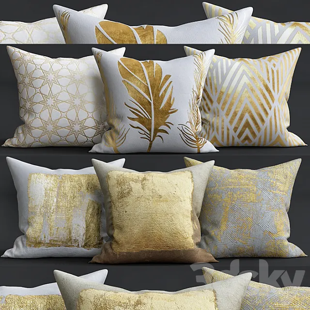 Decorative pillows 3DS Max Model