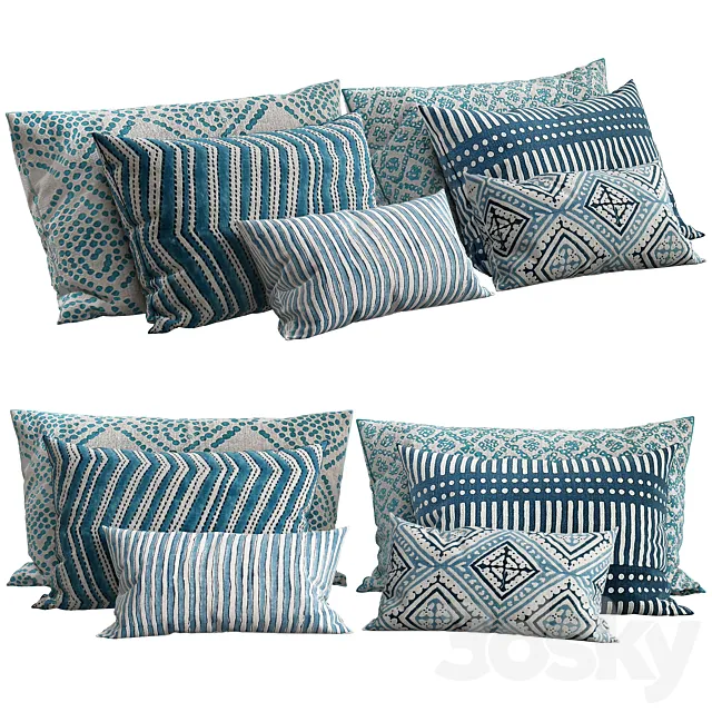 Decorative pillows 3DS Max Model