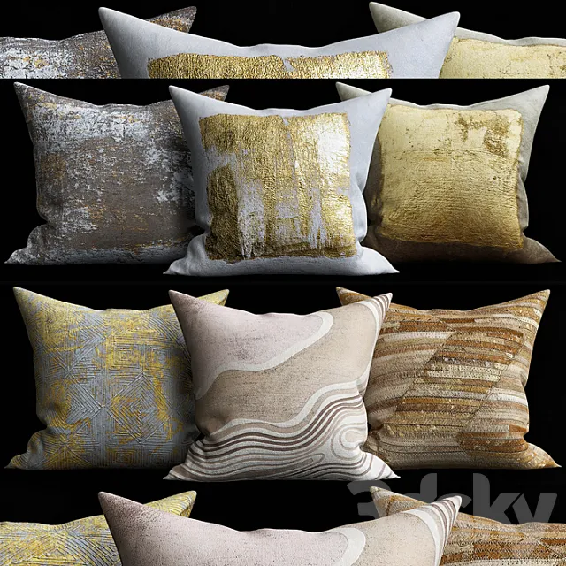 Decorative Pillows 3DS Max Model