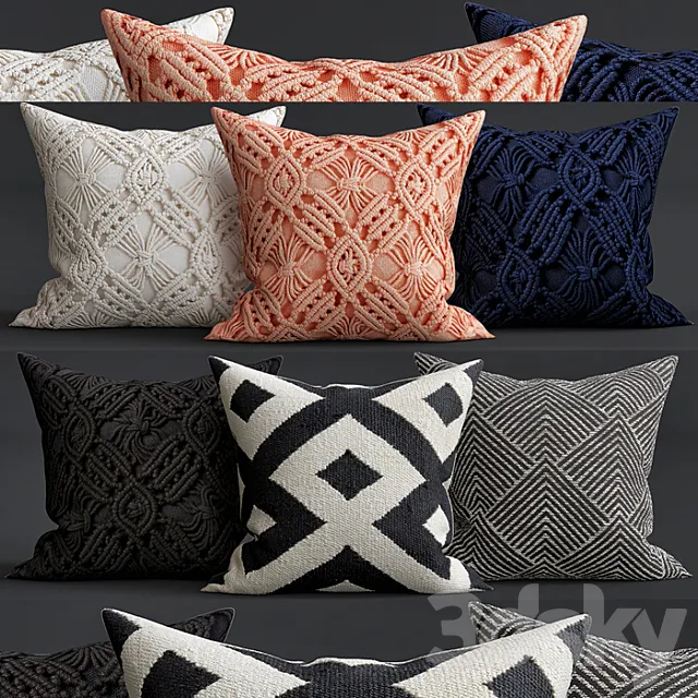 Decorative Pillows 3DS Max Model