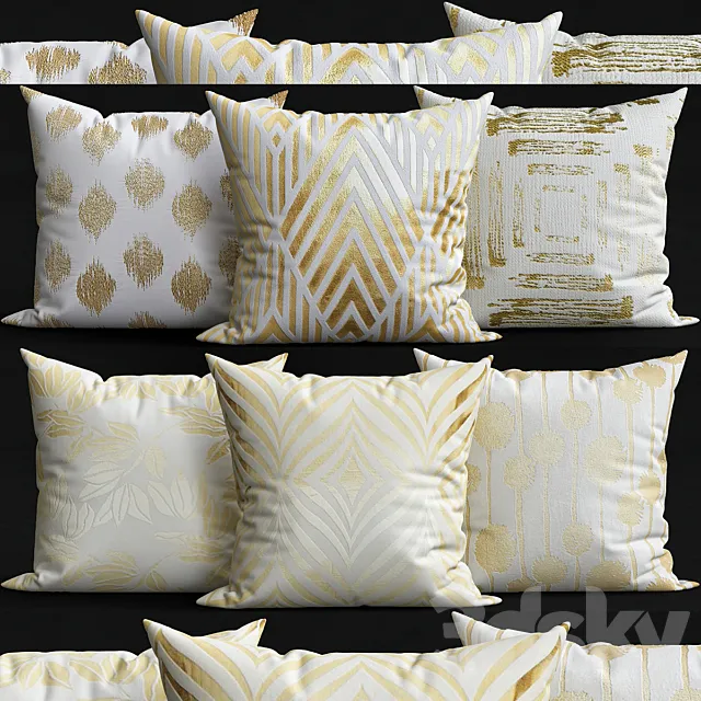 Decorative pillows 3DS Max Model