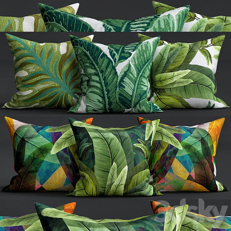 Decorative Pillows 3DS Max