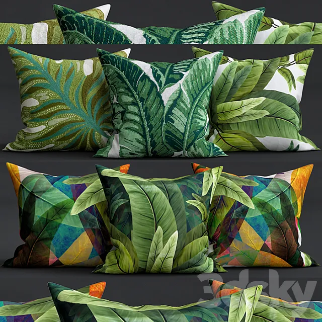 Decorative Pillows 3DSMax File