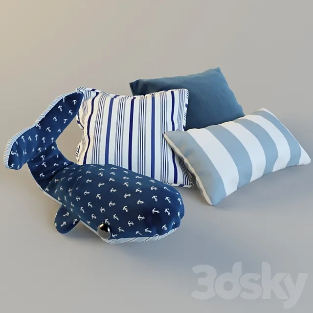 decorative pillows 3DSMax File
