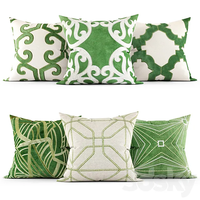 Decorative pillows 3DSMax File