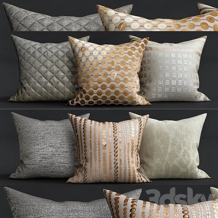 Decorative Pillows 3DS Max Model