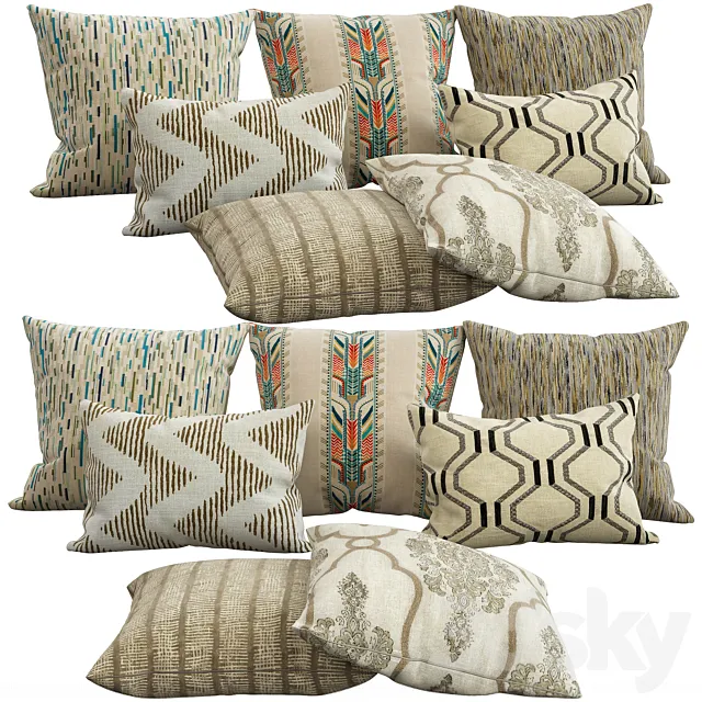 Decorative pillows 45 3DS Max Model