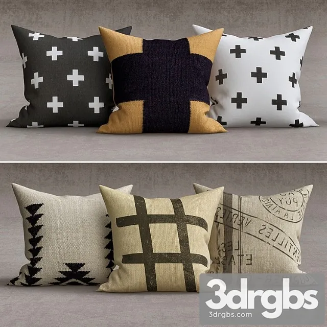 Decorative pillows 51 3dsmax Download