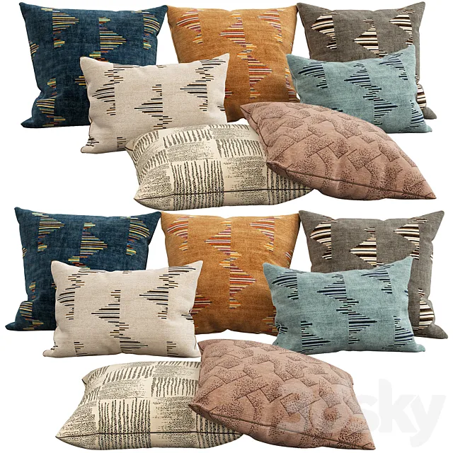 Decorative pillows 57 3DS Max Model