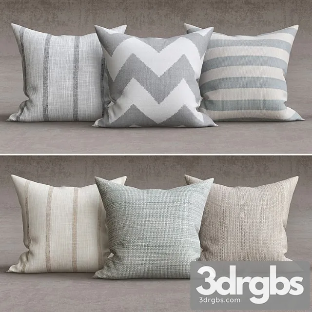 Decorative pillows 7 3dsmax Download