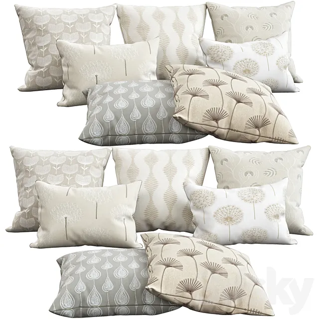 Decorative pillows 76 3ds Max