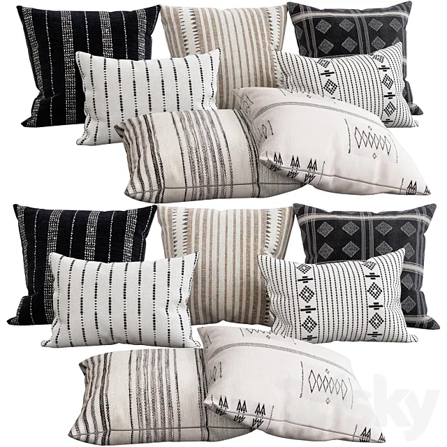 Decorative pillows 77 3DS Max Model