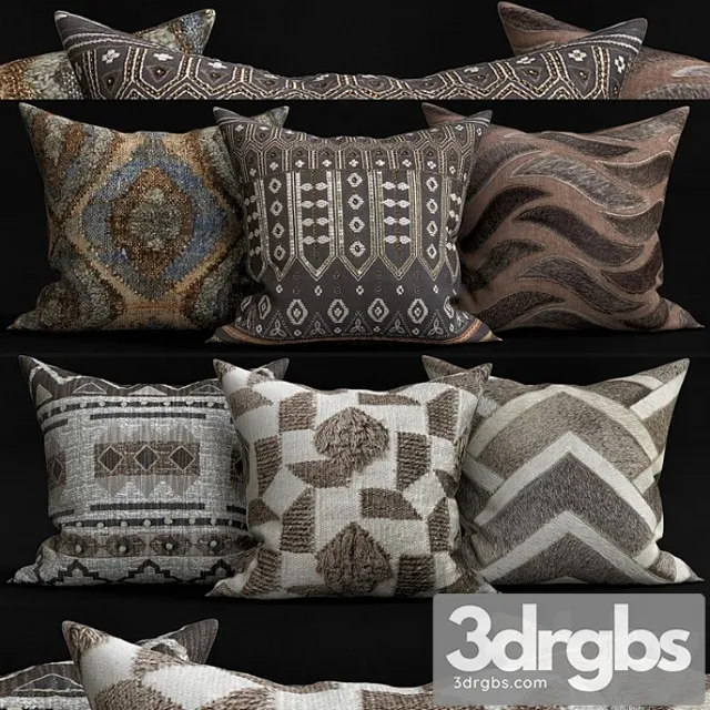 Decorative pillows 8 3dsmax Download