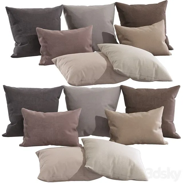 Decorative pillows 81 3dsMax Model