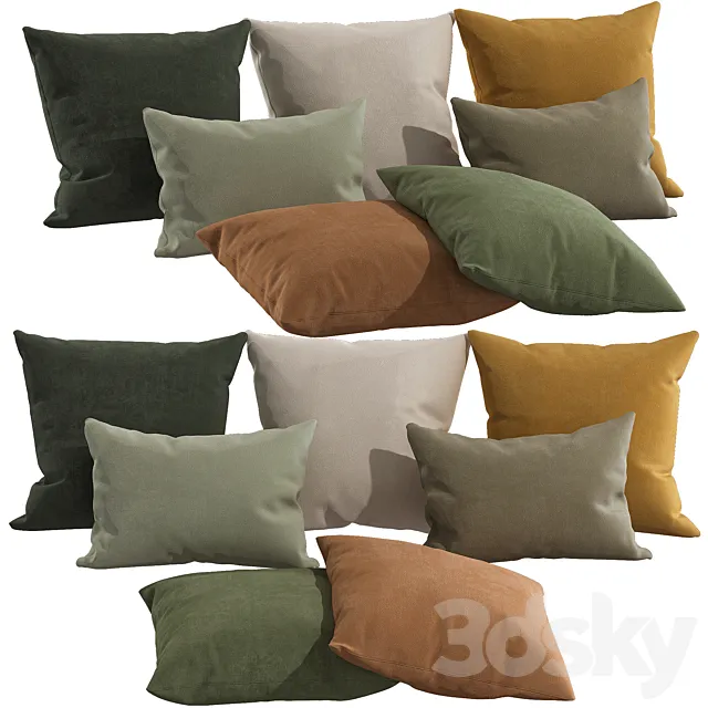 Decorative pillows 83 3DS Max Model