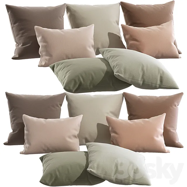 Decorative pillows 86 3DSMax File