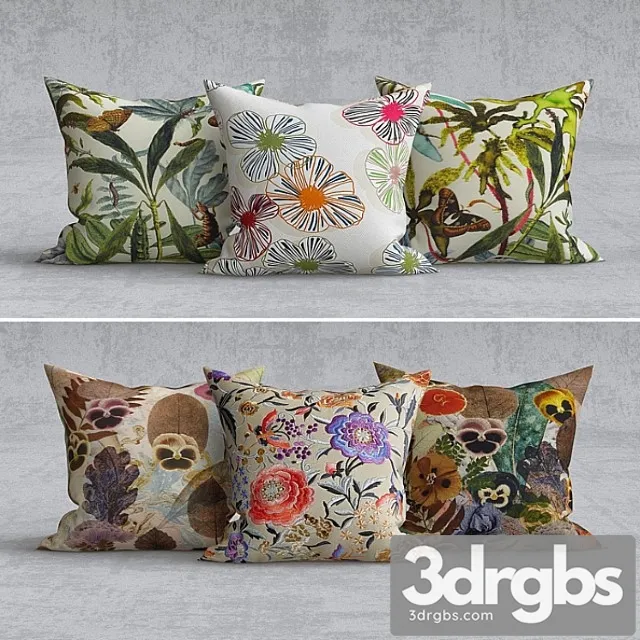 Decorative pillows 9 3dsmax Download