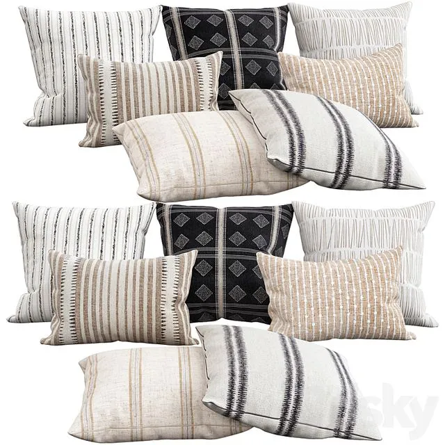 Decorative Pillows 95 3dsMax Model