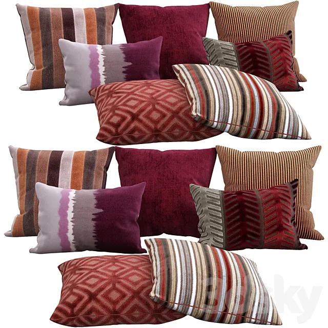 Decorative pillows 96 3DS Max Model