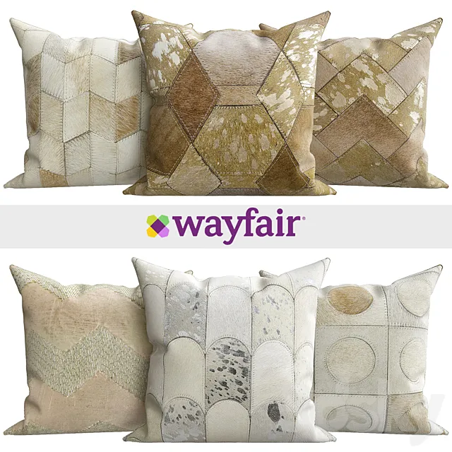 Decorative pillows from Wayfair shop 3DS Max Model