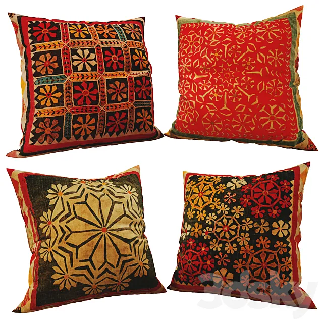 Decorative pillows set 179 3ds Max