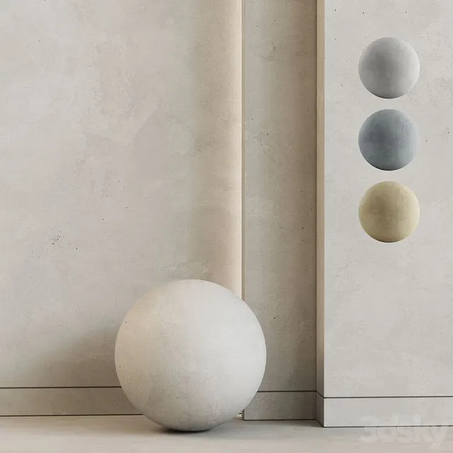 Decorative Plaster 01 by Devran3D 3dsMax Model