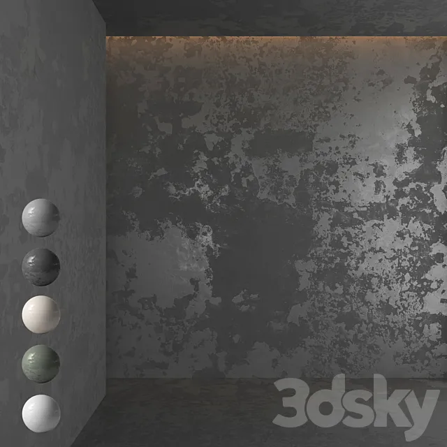 Decorative plaster 1 3ds Max