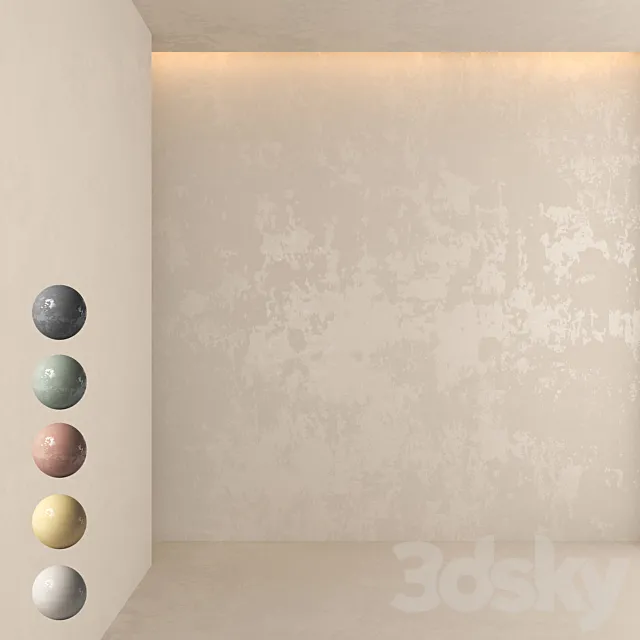 Decorative plaster 2 3DS Max Model