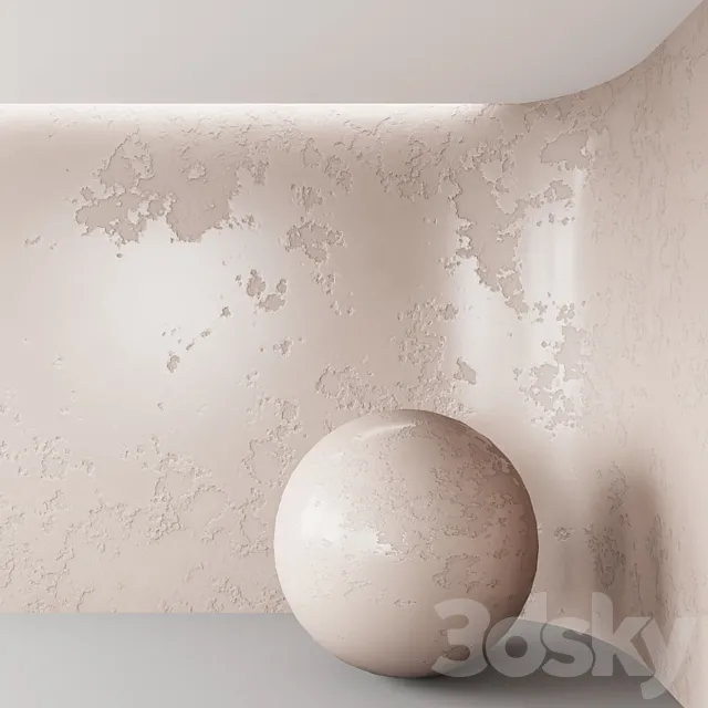 Decorative plaster 3DS Max Model