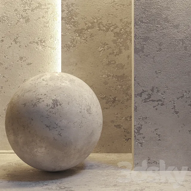 Decorative plaster 3DSMax File