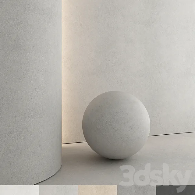 Decorative plaster 60 3dsMax Model