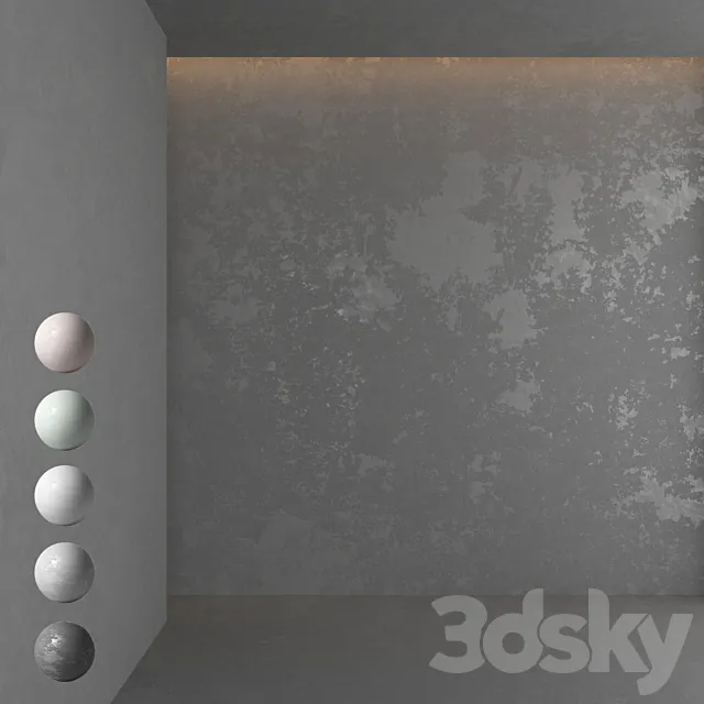 Decorative plaster 8 3DS Max Model