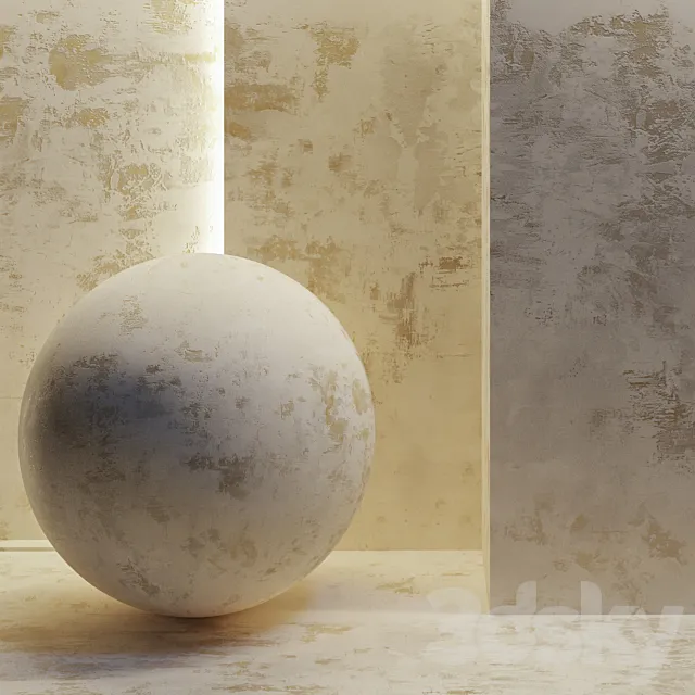 Decorative plaster 8K 3DS Max Model