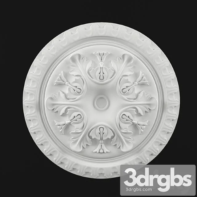 Decorative plaster Ceiling outlet 3dsmax Download