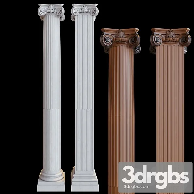 Decorative plaster Column_1 3dsmax Download