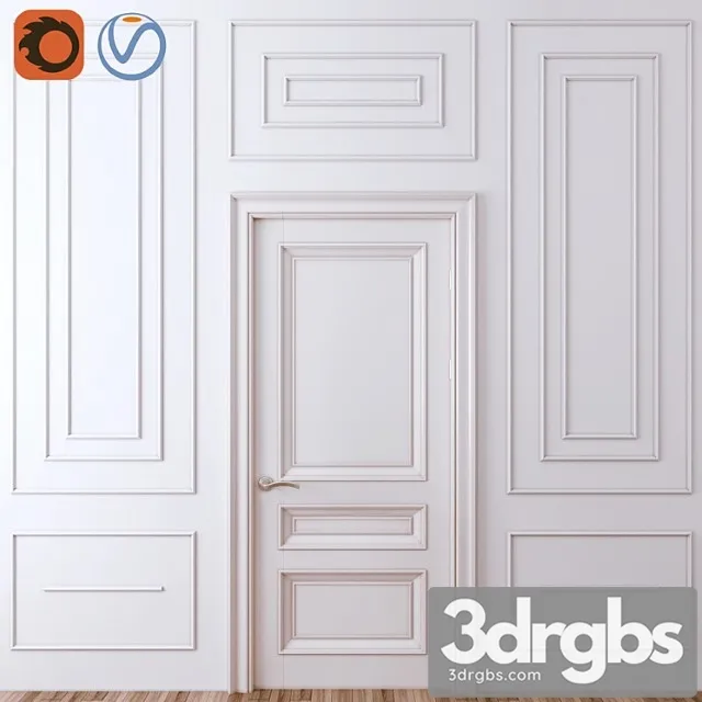 Decorative plaster Decorative molding 03 3dsmax Download