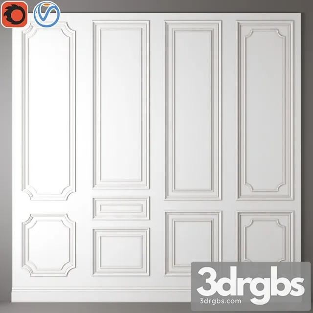 Decorative plaster Decorative molding 13 3dsmax Download