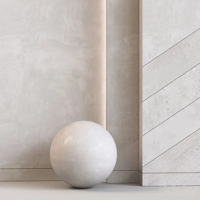 Decorative Plaster design by Sherzod 3dsMax Model