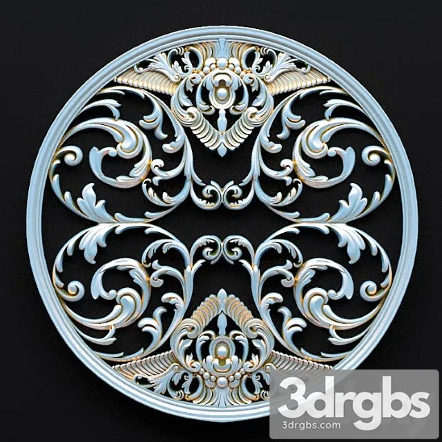 Decorative plaster Kruglidekor 3dsmax Download