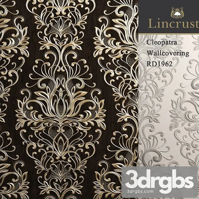 Decorative plaster Lincrusta cleopatra wallcovering 3dsmax Download