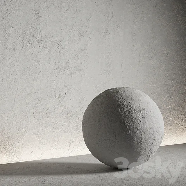 Decorative plaster. Seamless decorative plaster material. 42 3ds Max