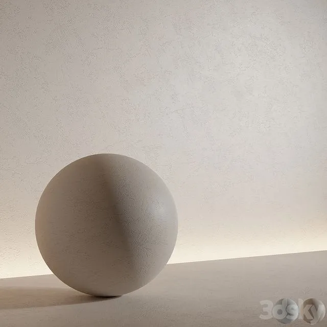 Decorative plaster. Seamless decorative plaster material 83 3dsMax Model