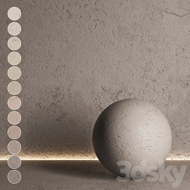 Decorative plaster set 38 3ds Max