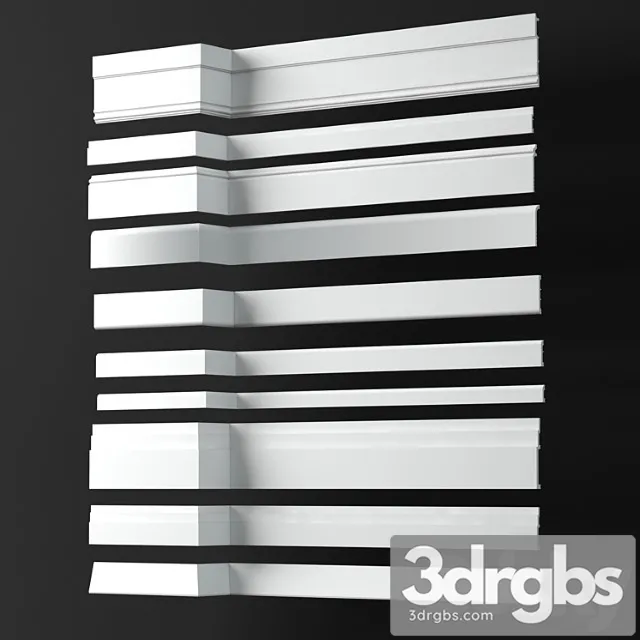 Decorative plaster Skirting boards collection – orac decor p.3 3dsmax Download