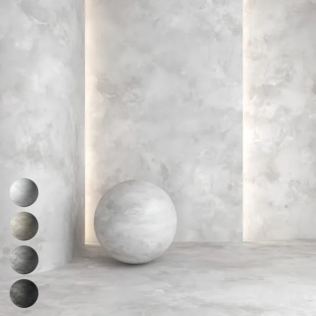 Decorative plaster v02 3dsMax Model